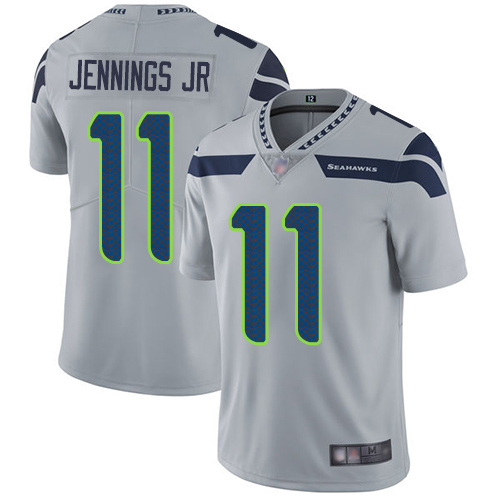 Seattle Seahawks Limited Grey Men Gary Jennings Jr. Alternate Jersey NFL Football 11 Vapor Untouchable